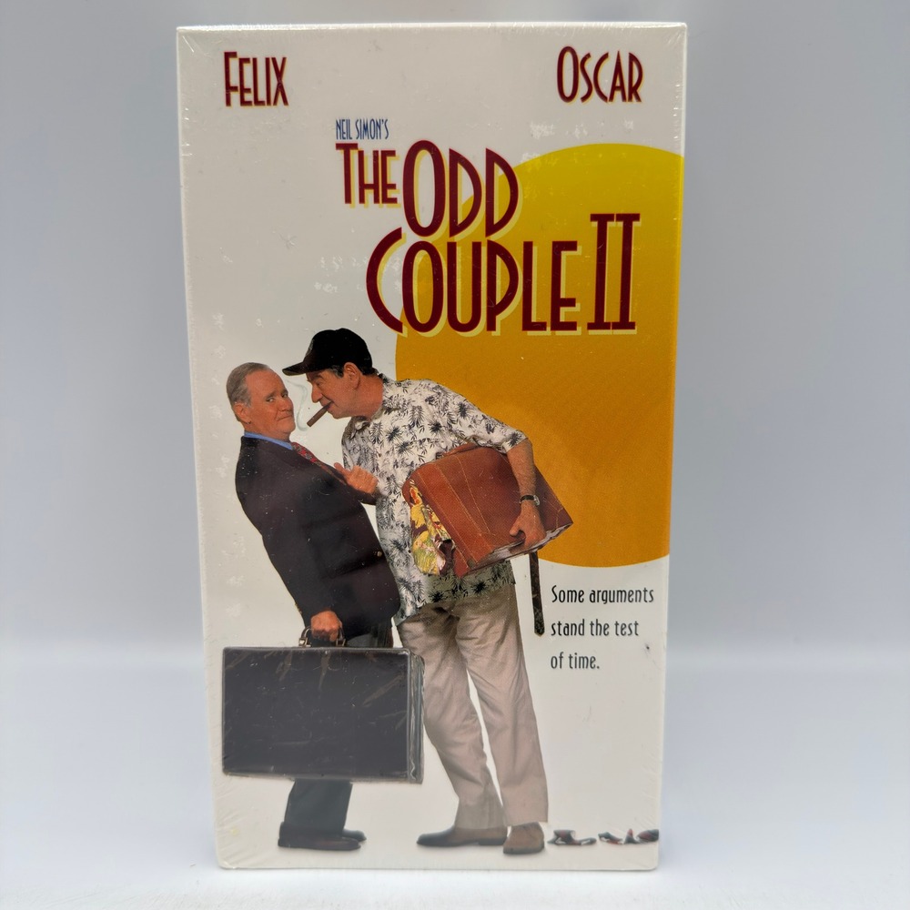 The Odd Couple II VHS 1998 Sealed Paramount Jack Lemmon Walter Matthau Comedy